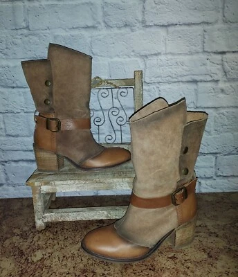 SixtySeven Sundance D'artagnon Gamuza Cuero Botines Euro 37 EE. UU. 6-6,5 Foto 1 de 4