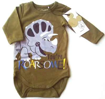 LA Body Gr.50 56 62 Name it NEU toy story disney dino khaki newborn baby