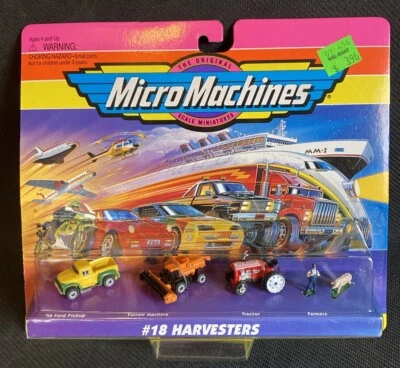 Micro Machines #18 Harvesters Galoob SEALED 1995 B4 - Image 1 of 3