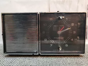 Vintage PHILCO Ford Solid State Radio Alarm Table Top R347WA Parts Or Repair - Picture 1 of 11