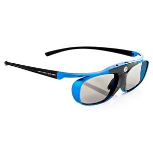 Hi-SHOCK Blue Heaven DLP 3D Brille für DLP 3D Beamer von Acer, BenQ, Optoma, LG