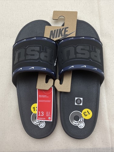 Sandali da uomo Nike taglia 13 alimentatore Penn State Lions Offcourt DD0524 001 NUOVI
