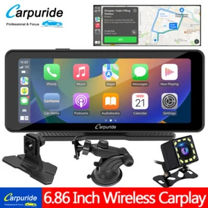 Carpuride Apple CarPlay & Android Auto Car Stereo 6.9" Touch Screen with Camera - Picture 1 of 13