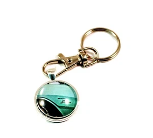 Key Rings for Men Split Ring Hot Rod Muscle Cars Gift for Car Guy Dodge Dart - Picture 1 of 4