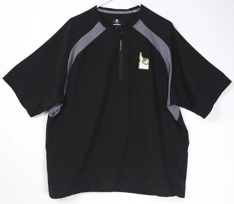 Boise Idaho Hawks Minor League Baseball 1/4 Zip DeMarini Jacket Black Mens XL Cover