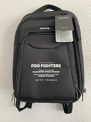 Mochila para portátil Samsonite 15 pulgadas Foo Fighters 2018 Londres edición coleccionista Foto 1 de 4