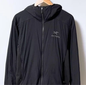 Arc'Teryx Atom Lt Kapuzenpulli Schwarz Stickerei 2415 Größe M ( Lesen Sie Bitte - Bild 1 von 11