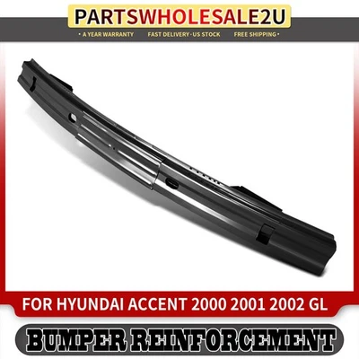 Barra de impacto de refuerzo de parachoques trasero de acero para Hyundai Accent GL 2000 2001 2002 Foto 1 de 4