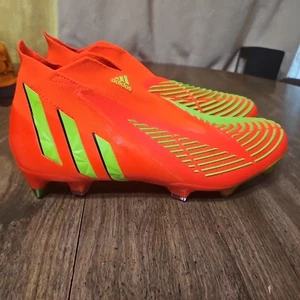 Adidas Predator Edge+ SG “Solar Red Green” Men’s Size 11 Soccer Cleats - Picture 1 of 13
