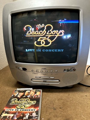 COBY TV-DVD1350 13” CRT Gaming Television Tested/Works - Image 1 of 4