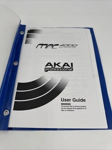 Akai MPC4000 Bedienungsanleitung. Guter Zustand, schneller Versand - Bild 1 von 4