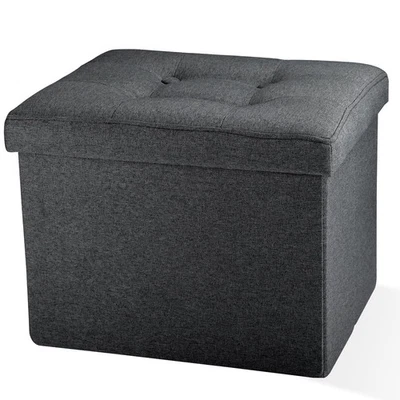 Ottoman Storage Ottoman Foot Rest Stool Foldable Bench with Storage Student D... - Image 1 of 4