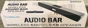 Brand NEW In Box CobaltX Audio Bar Wireless Sound Bar Speaker Bluetooth 3.5MM 6W - Picture 1 of 1