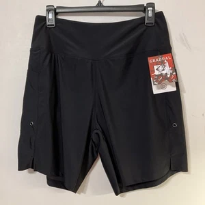 Women’s Biker Shorts with Pockets on Both Sides, With Undies, Black, Size M - Picture 1 of 7
