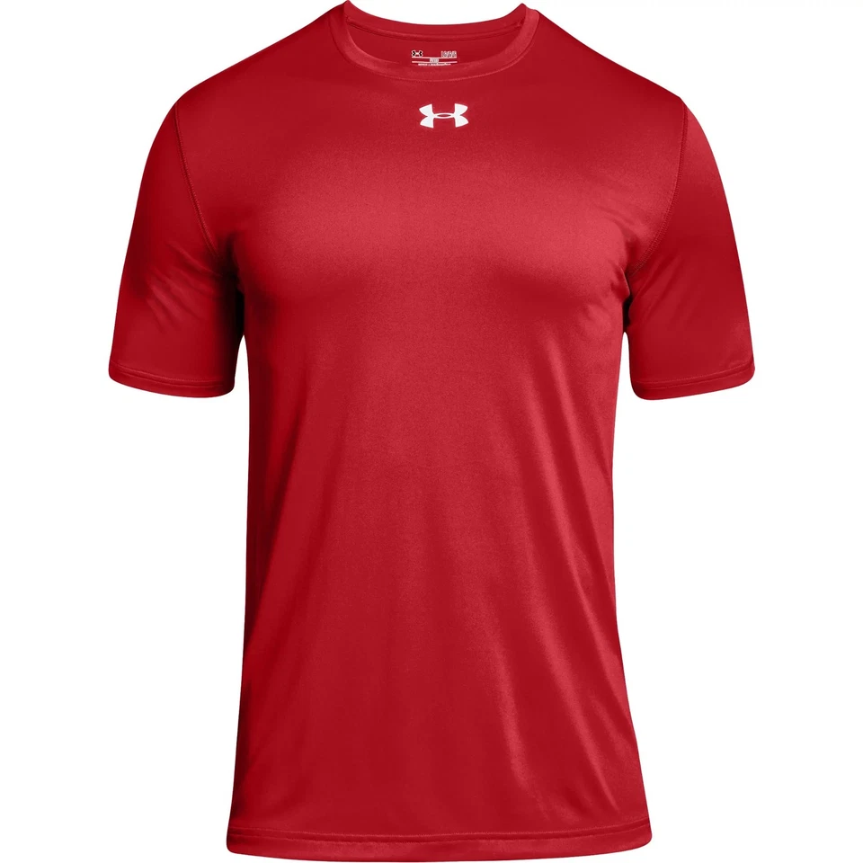 Under Armour 1305775600lg Mens LG Red Locker SS T-shirt