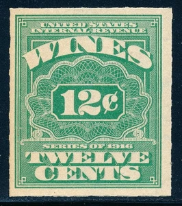 US Revenue stamp RE38 Wine, MNH - Picture 1 of 3