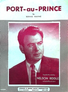 Partituras vintage de Puerto Príncipe de Bernie Wayne - cubierta de Nelson Riddle 1956 - Imagen 1 de 1