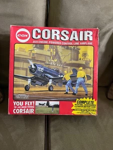 Sealed Vintage Cox #9000 Corsair .049 Gas Powered Control Line Airplane - Picture 1 of 5