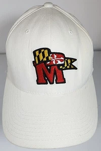 Nike Maryland Terrapins 2002 Orange Bowl White Fitted Hat Sz M VINTAGE EXCELLENT - Picture 1 of 5