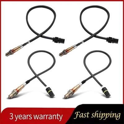 4 件上部+下氧传感器适用于宝马 550i 650i 4.8L V8 2006 2007 2008 2010 — 第 1/4 张图片