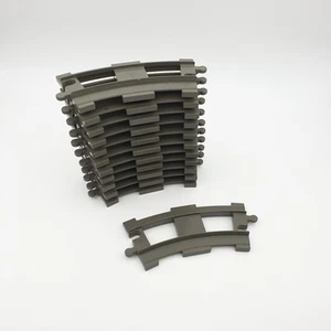 Lego® Duplo TRAIN Tracks 12 DARK-GREY Track Curved (short) SET CIRCLE - Picture 1 of 1