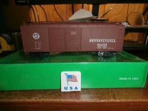 BOWSER HO KIT-ASSEMBLED  X-31 F "TURTLE ROOF " BOXCAR=PENNSYLVANIA - Picture 1 of 5