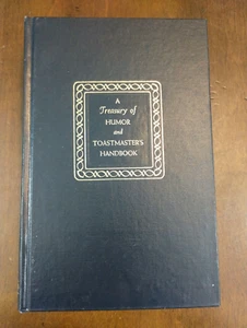 A Treasury of Humor and Toastmaster's Handbook ~ HC ~ 1955 - Picture 1 of 14