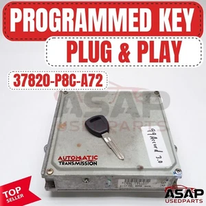 LLAVE PROGRAMADA PLUG & PLAY ECM ECU 3,0 L EN HONDA ACUERDO 1999-2000 37820-P8C-A72 - Imagen 1 de 7