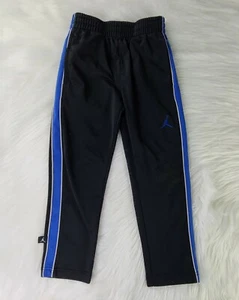 BOYS NIKE AIR JORDAN TRACK PANTS BLACK/BLUE SIZE 4 5 - Picture 1 of 3