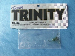 TRINITY 4028S BRUSHED MOTOR SPRINGS MEDIUM GREEN 9 OZ TRK4028S NIP - Picture 1 of 1