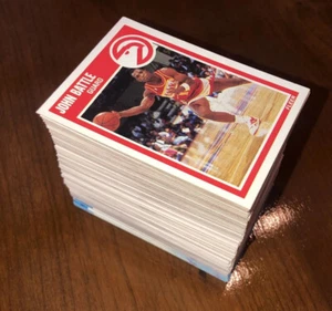 Original 1989  NBA Fleer w/ stickers Jorden,  Bird Basketball Set From Packs - Picture 1 of 6