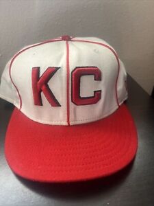 Kansas City Monarchs Hat Cap Fitted 7 3/8 Mens Negro League Baseball New Era