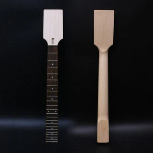 22 Bund Ahorn Gitarrenhals 24 Zoll DOT Inlay Ahorn Palisander Griffbrett Zum Selbermachen Teile - Bild 1 von 11