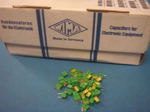(100) WIMA FKP2 4700/63/1 4700pF 63V 1% 5mm POLYPROPYLENE FILM AUDIO CAPACITOR - Picture 1 of 4
