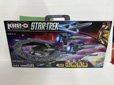 KRE-O Star Trek USS Vengeance Starship Construction Set *New in Box*. GB5 - Image 1 of 2