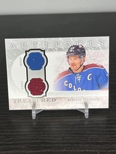 Milan Hejduk 2012-13 UD Artifacts Treasured Swatches Dual  #TS-MH