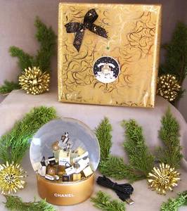 Chanel No. 5 Elektrische Schneekugel XL mit USB 🎀 Snow Globe Umfang 47 cm 🎀RAR - Bild 1 von 10