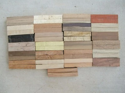 50 Pen Blanks - 2 each of 25 Different Domestic and Exotic Woods Set #2 - Image 1 of 2
