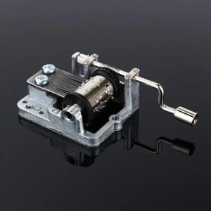 18 Tones Mechanical Music Box DIY Music Box Movement Play Hand Crank Music Box - Picture 1 of 8