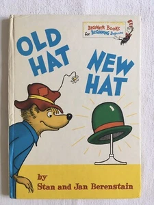 OLD HAT NEW HAT by Stan and Jan Berenstain HB 1971 1st 1st Dr. Seuss Beginner - Picture 1 of 12