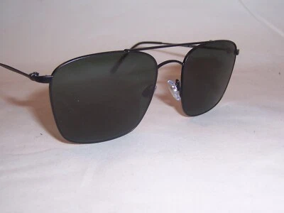 NUEVAS GAFAS DE SOL GIORGIO ARMANI AR 6080 300171 NEGRAS/VERDES 55 MM AUTÉNTICAS Foto 1 de 4