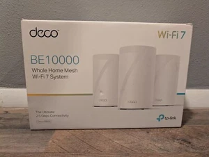 TP-Link Deco BE63 BE10000 Tri-Band WiFi 7 Mesh System 2,5GbpsPorts 3er Pack GETESTET - Bild 1 von 1