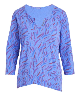 Nueva Camisa Top Jordan Fresh Produce XS Periwinkle Azul Pétalos Caídos Hecha en EE. UU. Foto 1 de 2