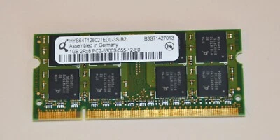 RAM 1GB DDR2-555 PC2-5300 SO-DIMM 200pin 555 MHz memoria portatile laptop SODIMM - Immagine 1 di 3