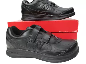 New Balance 577 V1 Black Hook Loop Straps Walking Shoes Mens Sz 10 D - Picture 1 of 10