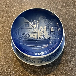 B&G Copenhagen Christmas Plate Jule After Plate Set 1945-1976 - Picture 1 of 7