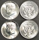 1964 P&D 50C Kennedy Half Dollars (2 coins) Unc Free shipping