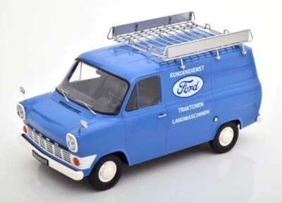 KK-Scale Ford Transit 1970 Kundendienst blau 1:18 limitiert 1/1250 Modellauto .. - Bild 1 von 4