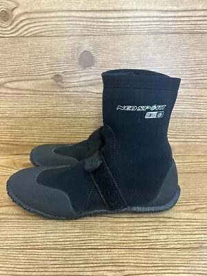 Botas de buceo Neo Sport de caña alta de neopreno para hombre adulto zapatos - talla 6 negras Foto 1 de 4