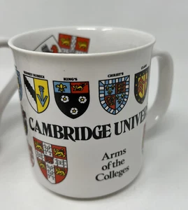Cambridge University Arms of the Colleges Vintage Coffee Tea Mug - Picture 1 of 6